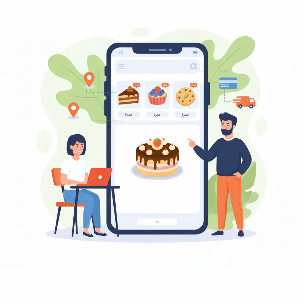 سفارش آنلاین از قنادی اخوان