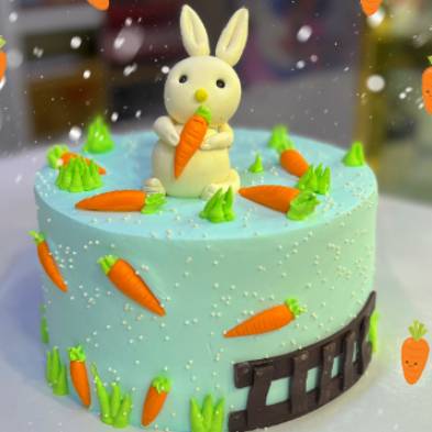 کیک تولد خرگوش هویجی