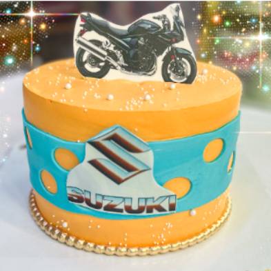 کیک تولد موتور