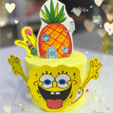 کیک تولد باب اسفنجی