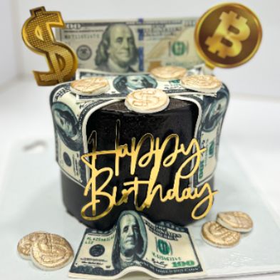 کیک تولد دلار