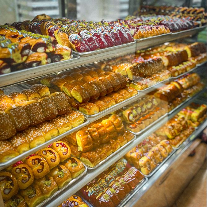 ویترین شیرینی دانمارکی