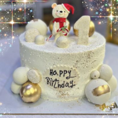 کیک تولد زمستونی