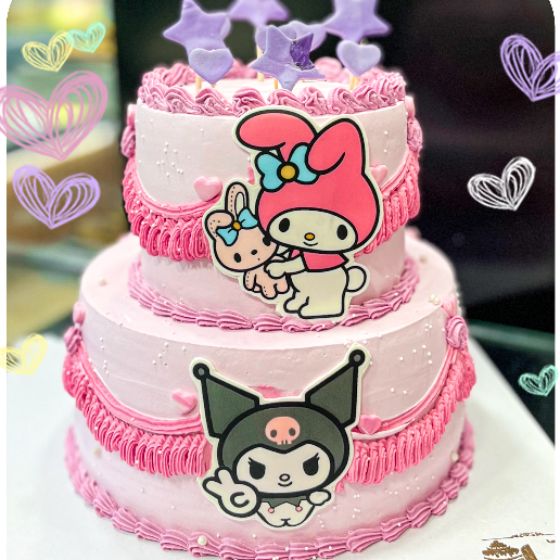 کیک تولد کرومی و ملودی