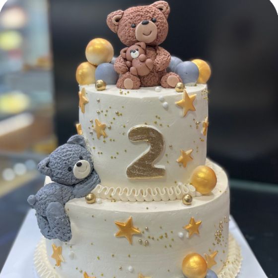 کیک تولد خرسی
