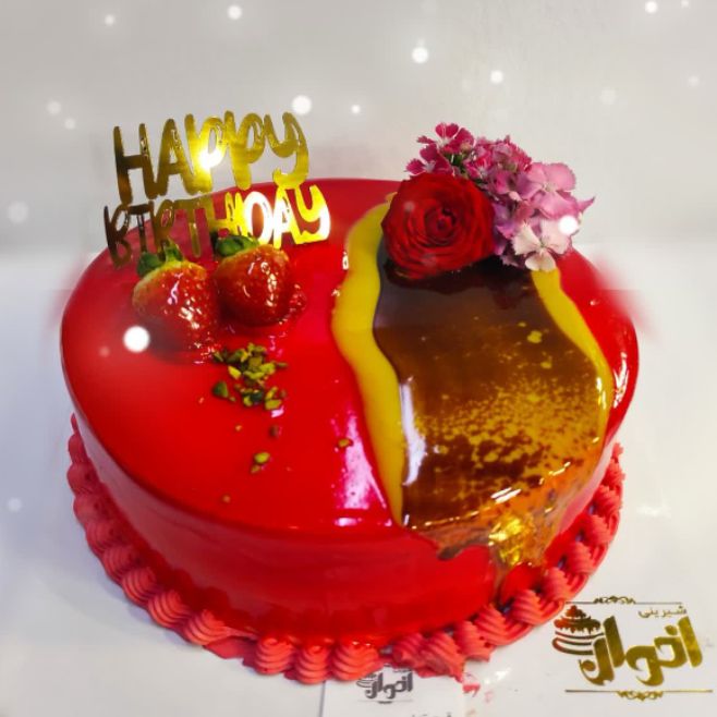 کیک تولد عاشقانه