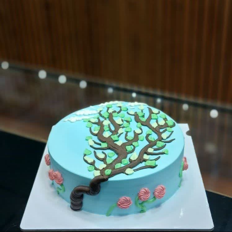 کیک تولد بهاری