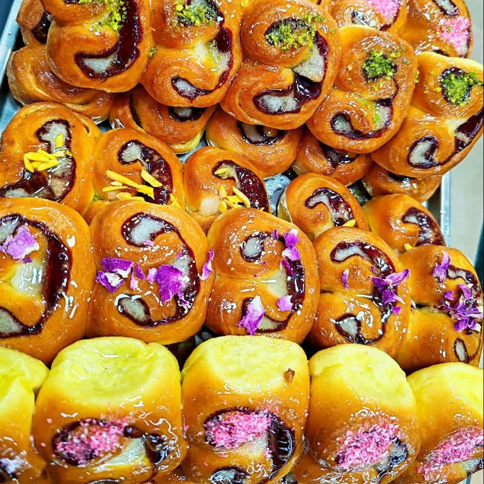 شیرینی دانمارکی قلوه ای تصویر دوم