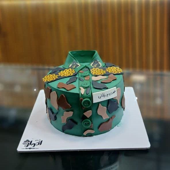 کیک پایان خدمت تصویر دوم