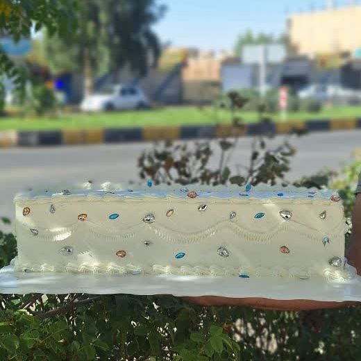 کیک تولد کریستالی