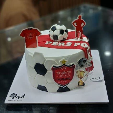 کیک تولد پرسپولیسی تصویر دوم